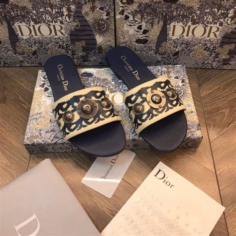 christen dior slides|Christian Dior slides for women.